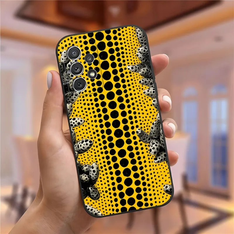 Yayoi Kusama Art Phone Case For Samsung Galaxy S23 S22 S10 S20 S30 S21 S8 S9 Pro Plus Ultra Fe Design Back Cover