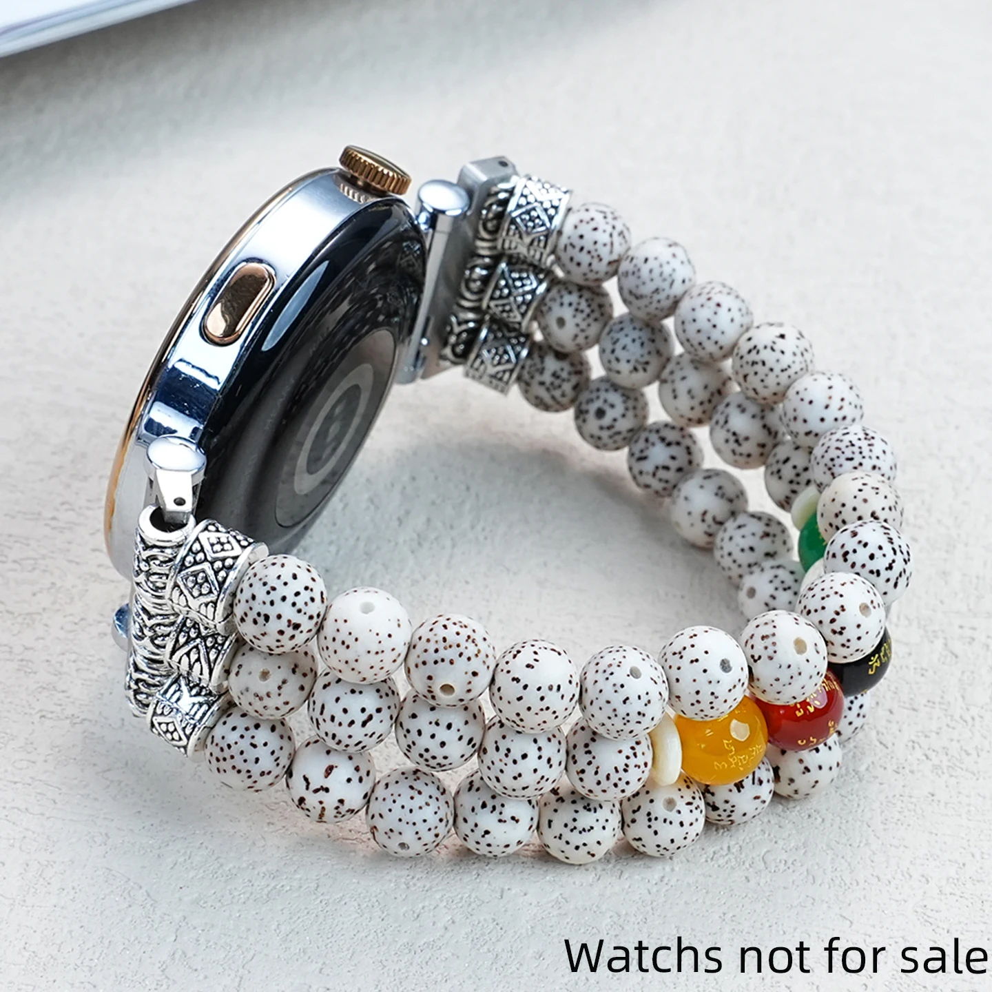 ‌ 18/20/22 مللي متر العالمي الإفراج السريع خشبية حبة سوار القمر ستار بودي الصلاة مالا الرجال/النساء البوذية الخرز حزام ساعة اليد با