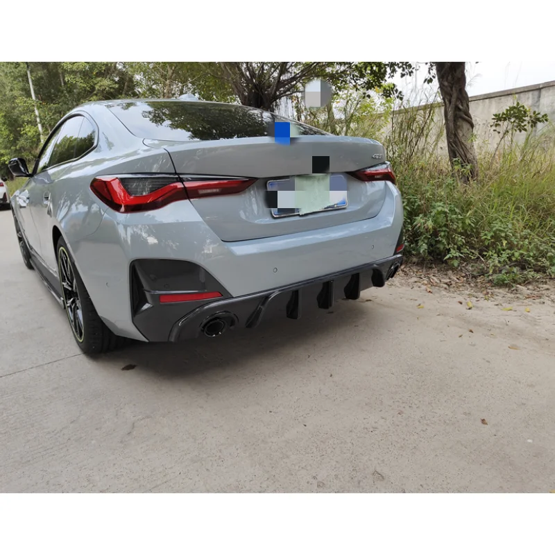 شفة المصد الخلفي للناشر الخلفي من ألياف الكربون على طراز MP لسلسلة BMW الجديدة 4 Series 425i G26 طقم الجسم المعدل
