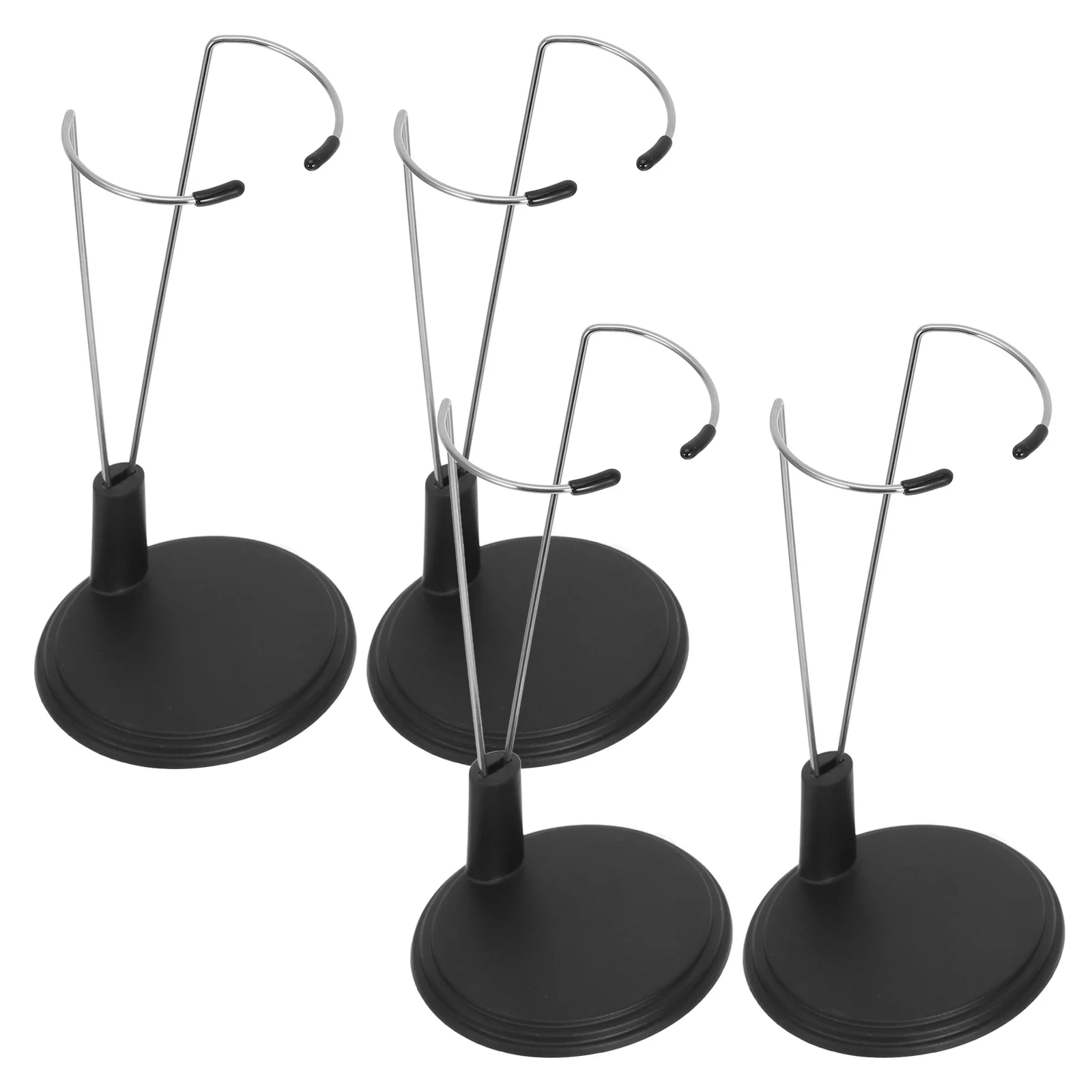 4 Pcs Light Stick Holder Display Stand Model Stands for Desk Frame Dedicated Dolls Storage Lightstick Iron Figure Small