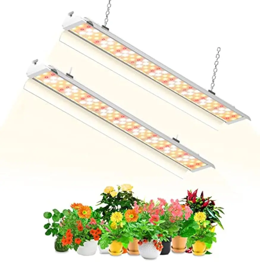 4FT 140W espectro completo LED cresce a luz para plantas de interior, design vinculável, substituição de luz solar super brilhante