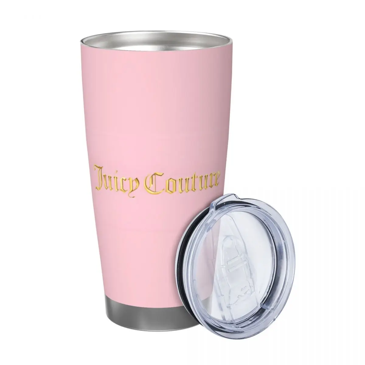 Hot-Sale-Like-Juicy-Couture-Style 20oz Cup Large Capacity Car Mug Leak-proof Juice Coffee Cup Food Grade