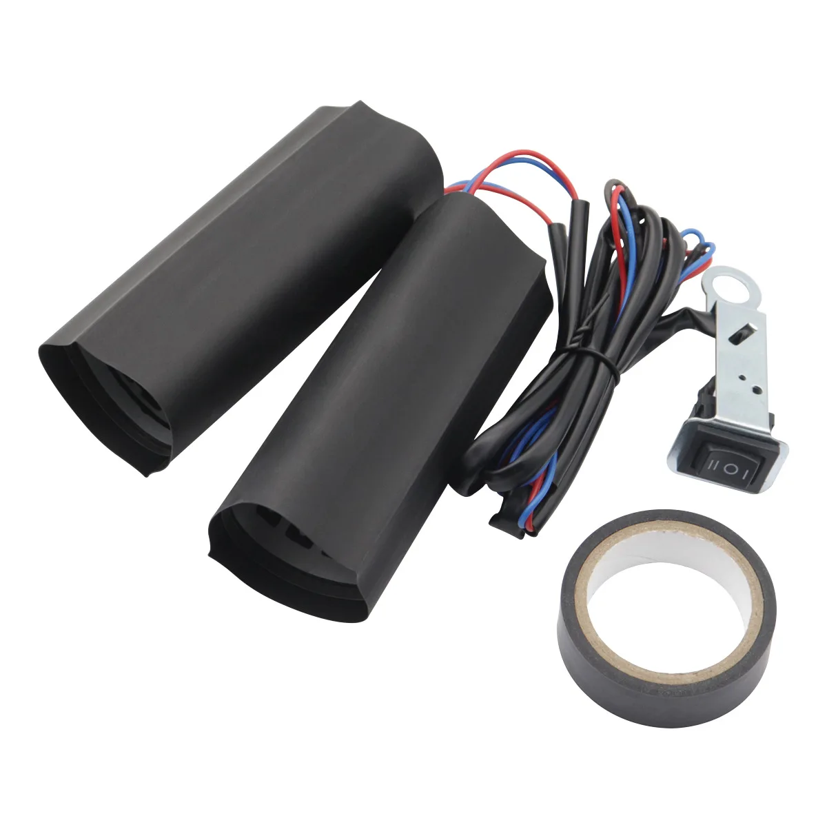 12V Adjustable Motorcycle Heating Handle with Three-Position Switch Electric Heating Sleeve