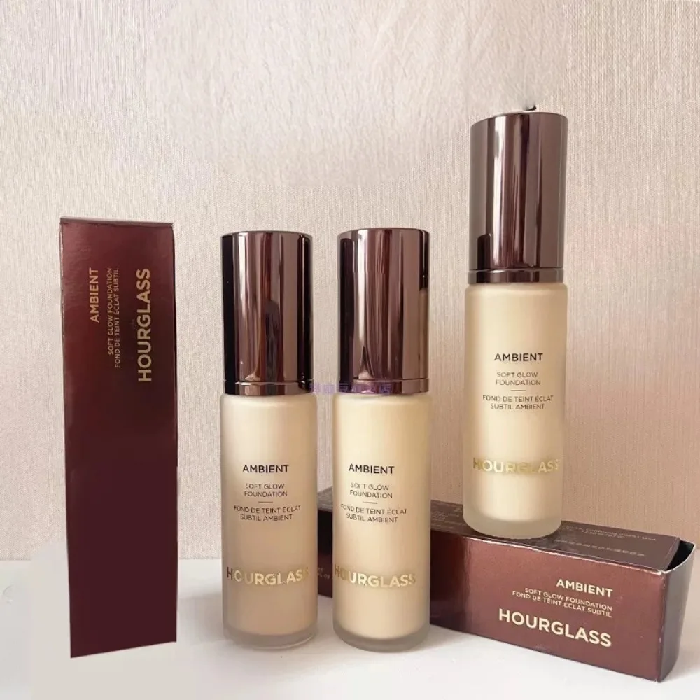 Korean Hourgalss Lasting Concealer High Cover Dark Circles Blemishes Ivory White Natural Color Soft Glow 15ml Liquid Foundation