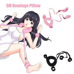 SM Bondage Set U-shape Pillow with Handcuffs Ankle Cuffs Adults Fetish Sex Restraints Game For Couples Bondage Sex Toys