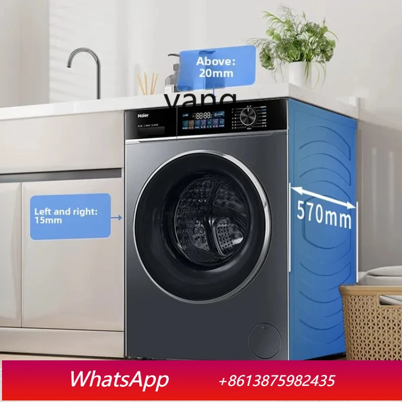 cQ 10kg drum washing machine household automatic ultra-thin sterilization mite direct drive frequency conversion large capacity
