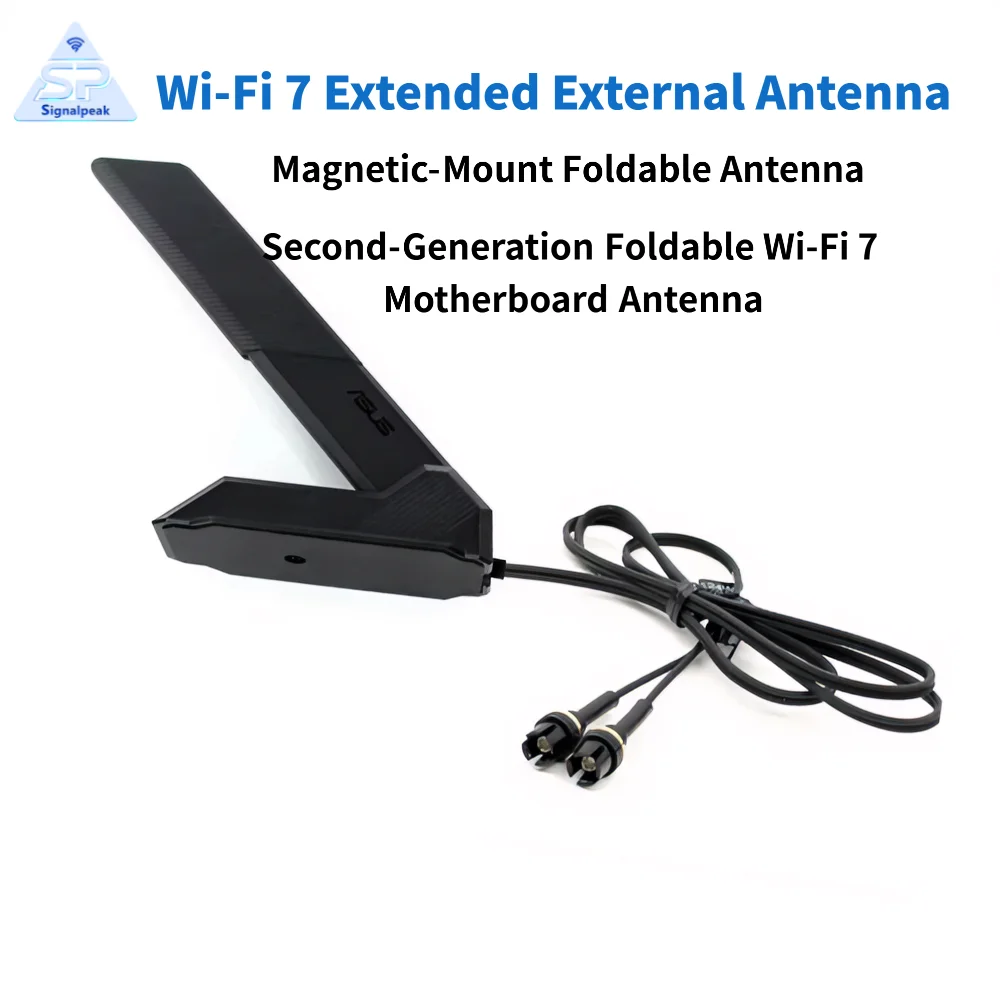 Original WiFi 7 Tri-Band Magnetic Antenna WiFi Q-Antenna Connector for ASUS PRIME B840 860 Z890 X870 TUF GAMING B860 Motherboard