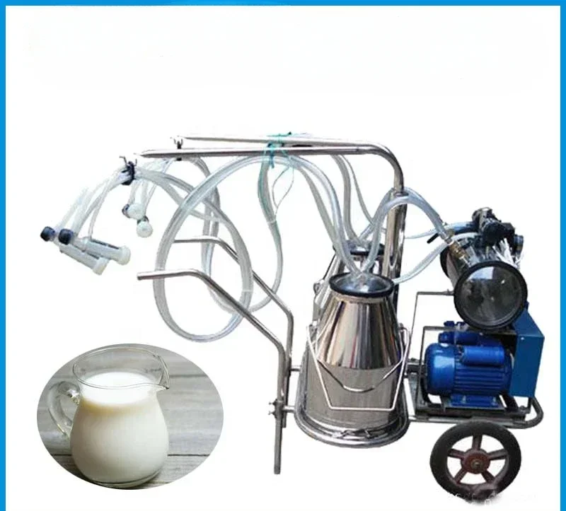 easy-to-operate portable cow milking machine