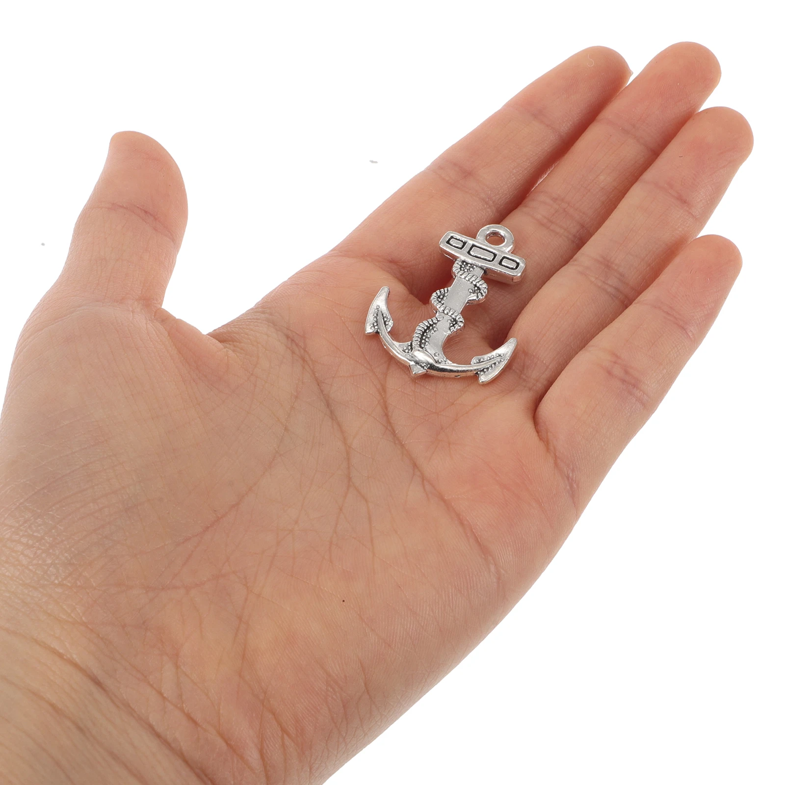 

50pcs Ancient Pendant Alloy Key Charm Vintage Decor Mini Craft Supplies Zinc Men Accessories Durable Material