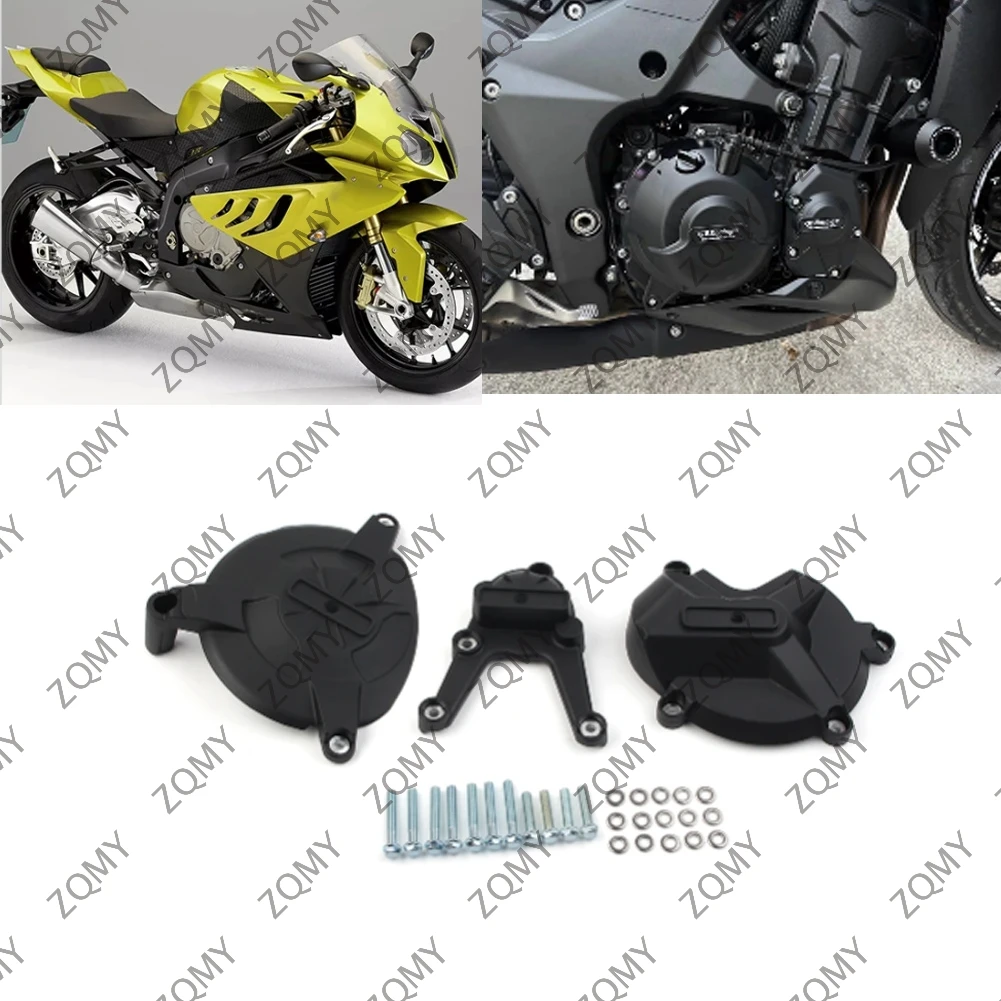 モーターサイクルエンジンクラッシュプロテクター,クランクケースカバー,bmw s1000rr s1000r 2009 2010 2011 2012 2013 2014 2015 2016用スライダー