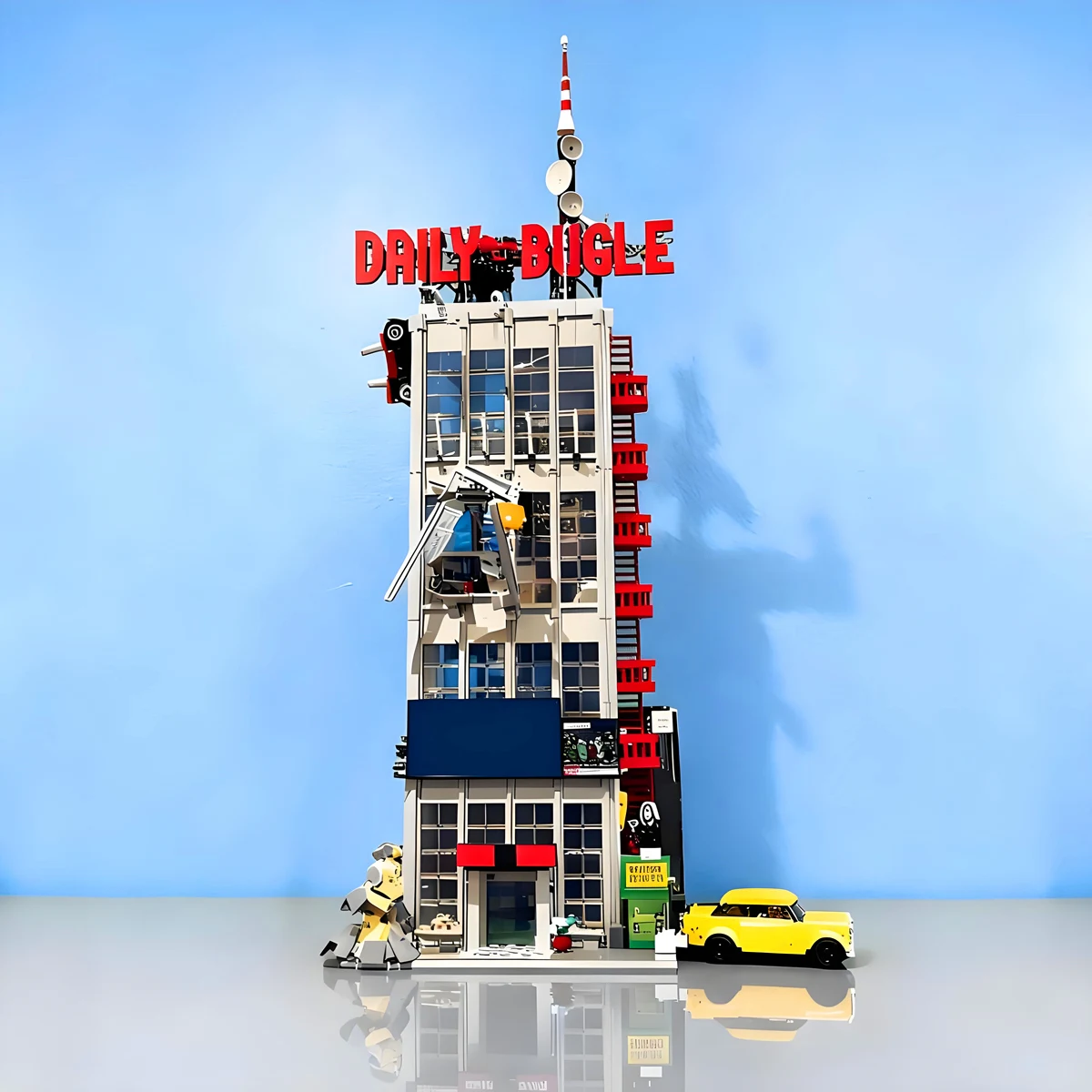 3700 + قطعة نيويورك اليومية أبطال MOC-76178 مدينة برج StreetView أرقام لعبة الشارع عرض نموذج اللبنات الطوب هدية #3