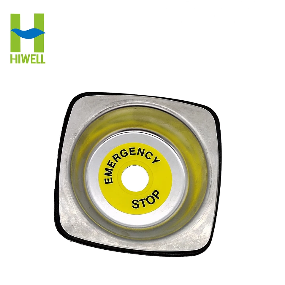 Stainless Steel Emergency Stop Button Box 90mm Silent Type Diesel Generator Spare Part Emergency Stop Button Cover