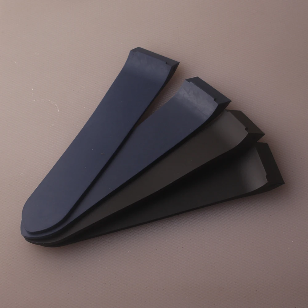 Watchband For Santos 100 Silicone rubber Waterproof men's and women's Soft Watch Strap 23MM 25mm Black Blue Bracelet special end