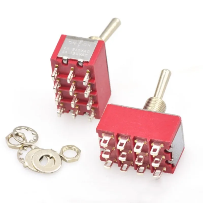 5pcs Toggle Switch SPDT DPDT 2 3 Position ON-ON ON-OFF-ON MTS-402 MTS-403