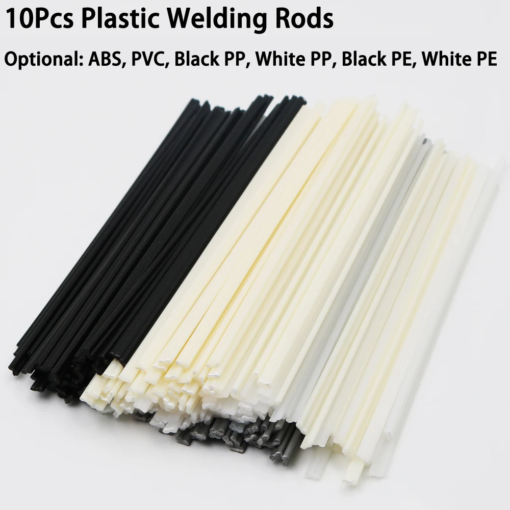 Imagem -02 - Plástico Soldagem Hastes Soldagem Sticks Soldador Gun Bumper Repair Soldagem Suprimentos Ferramenta Abs pp Pvc pe 250 mm 10 Pcs