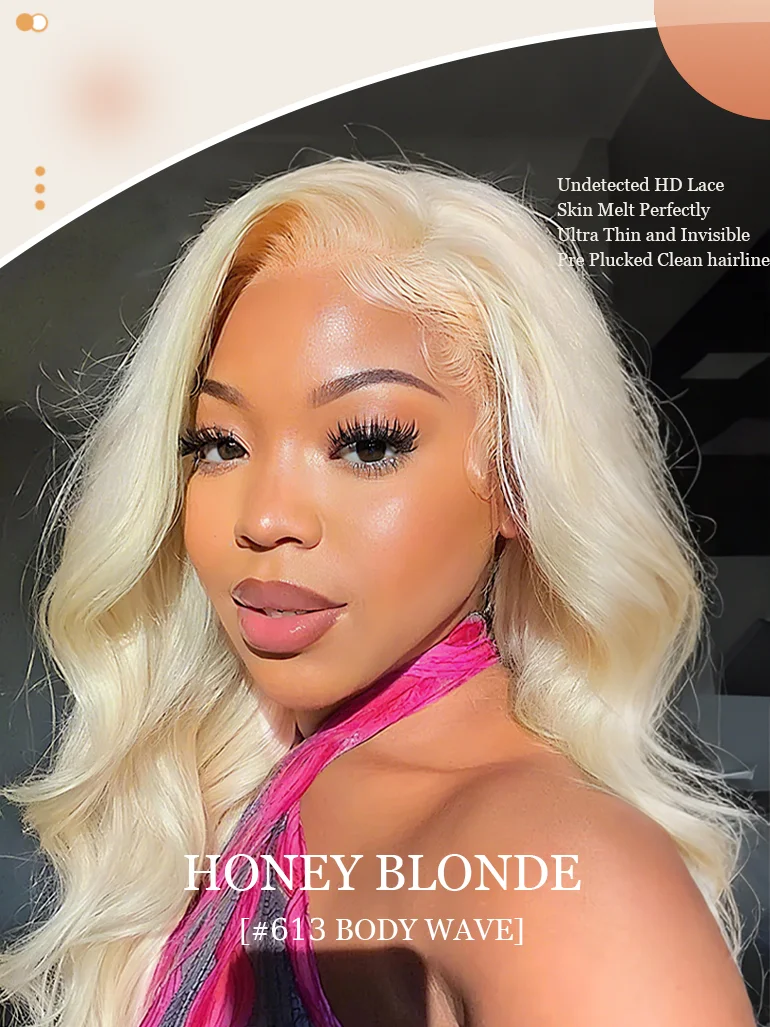 الجسم موجة 13x6 الدانتيل الباروكة الأمامية 36 بوصة 220% الكثافة 613 شقراء HD الدانتيل الشفاف الجبهة البرازيلي خصلات الشعر المستعار الإنسان للنساء