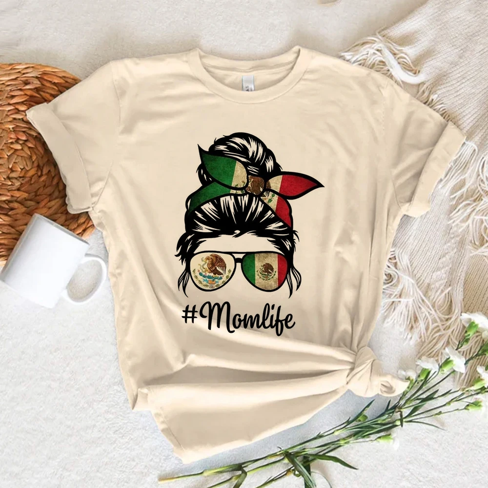 

Mexico Tee women anime designer manga t-shirts girl streetwear comic harajuku clothing