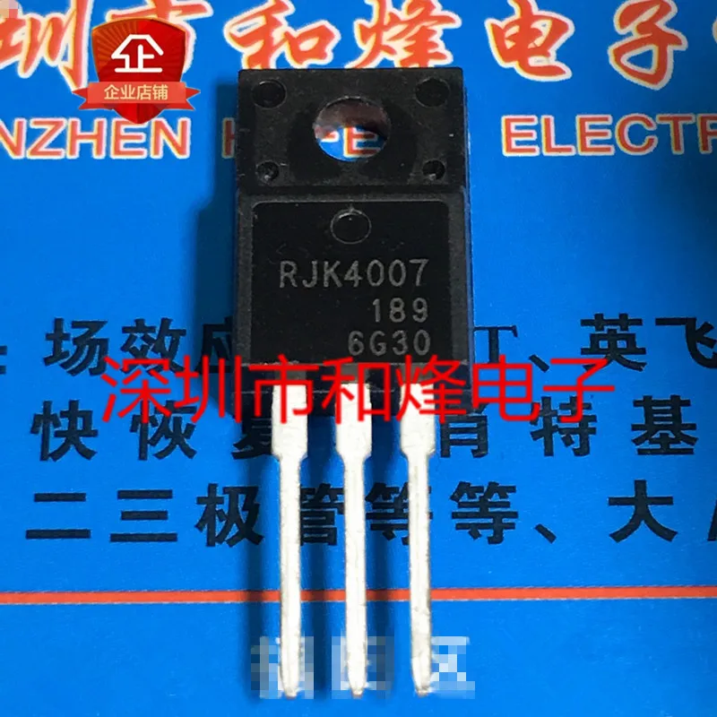 5PCS-10PCS RJK4007 TO-220F 400V 7.6A New And Original On Stock