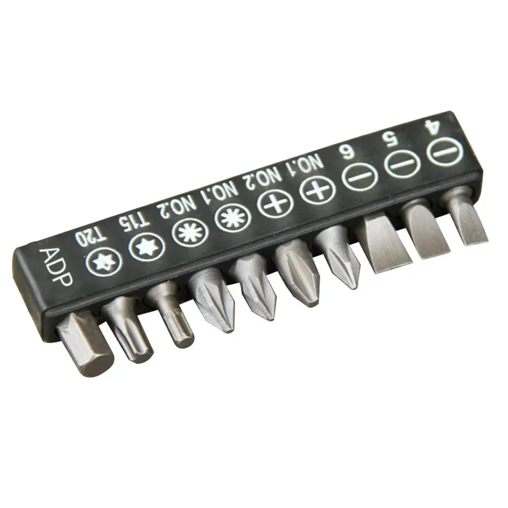 Flat Head Insert Bit Set Hex Shank High Hardness High Snap Magnetic Repair Maintenance Tool Electric Screwdriver