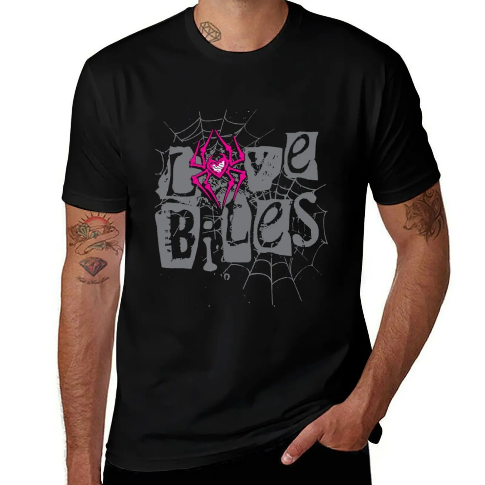 

Футболка AJ Lee Love Bites Essential, футболки с аниме, мужская футболка большого размера, дизайнерская футболка