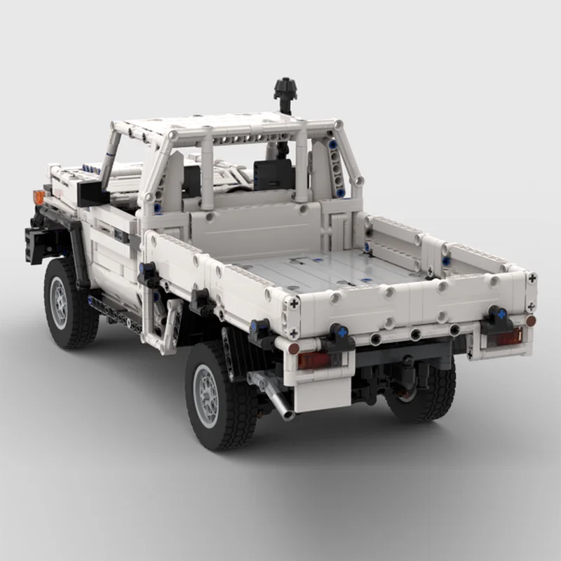 City Car Model MOC Building Bricks Land Cruiser 70 Off-Road Vehicle Modular Technology Children Holiday Gifts Assemble Toys Suit