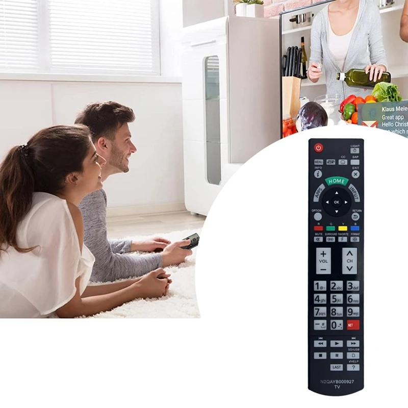 Replaced N2QAYB000927 Remote For Panasonic 4K HD TV TC58AX800U TC65AX800U TC65AX900U TC85AX850U TC58AX800U TC65AX800U