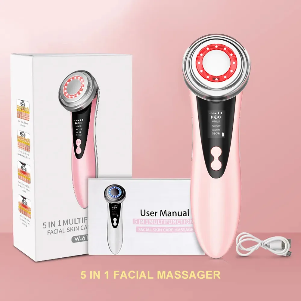 7 in 1 Face Lifting Device Skin Rejuvenation Facial Neck Firming Massager Face Beauty Care Apparatus