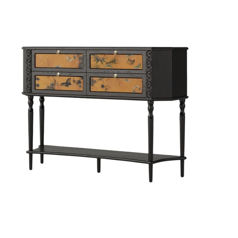 LMM retro entrance cabinet medieval new shelf entry door