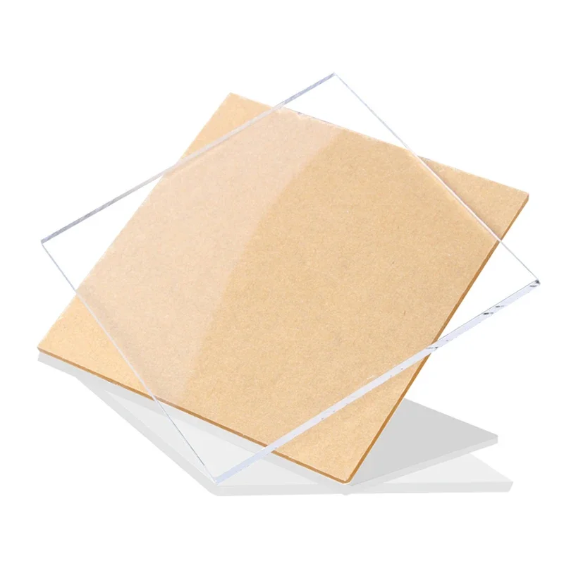 Dikke 1-10mm Transparant Acryl Plaat Plexiglas Vel Biologisch Glas Bord voor Sieraden Speelgoed Multifunctionele Opslag Plank - afbeelding 2