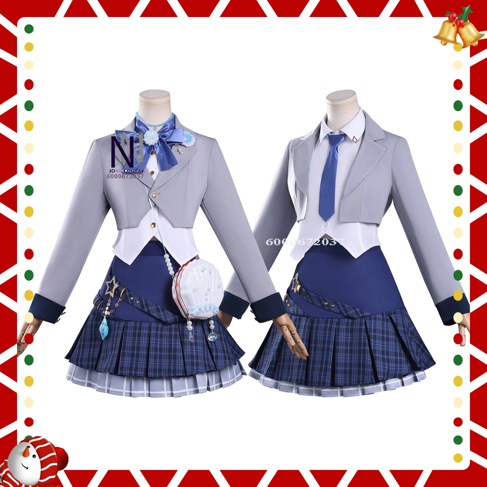 

Hot Game Honor of Kings Cosplay Costume Anime Xi Shi and Dorothea Role Playing Clothes Grey Uniform Dress Women Comic Con Party