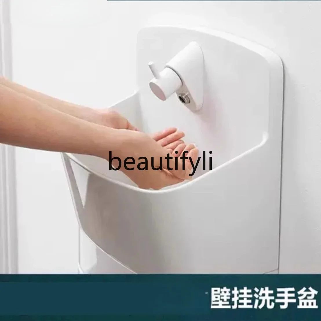 

xz1Wall-mounted wall-mounted mini toilet room hand washer small space Japanese-style wash basin