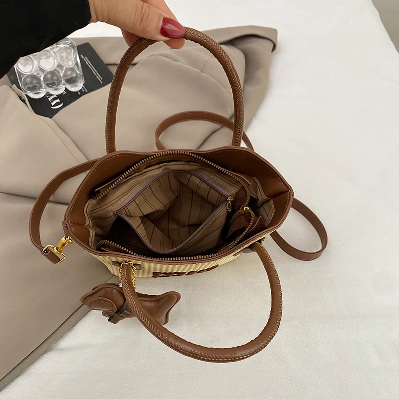 حقيبة يد نسائية على الطراز الكلاسيكي الشعبي، حقيبة ساعي جلدية أنيقة للسيدات من تصميم العلامة التجارية الفاخرة الشهيرة