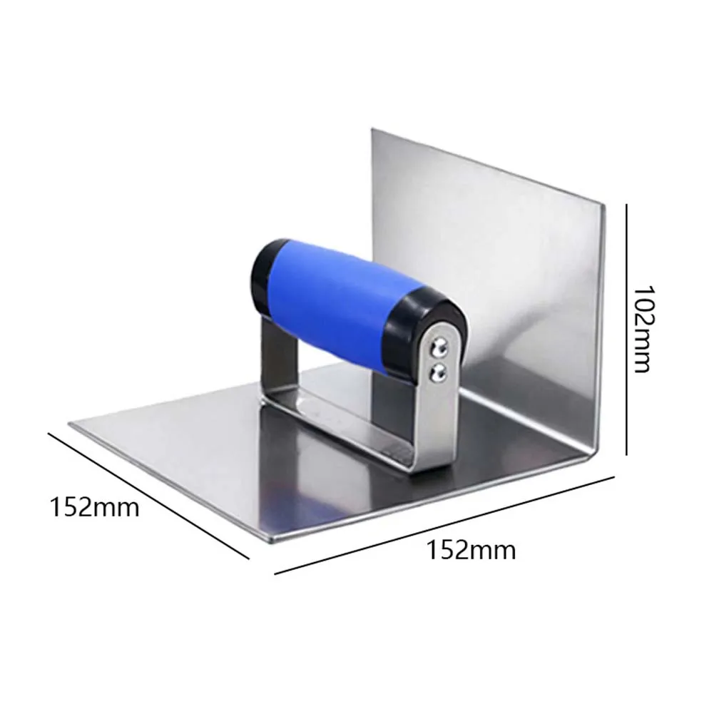 

Внешний/внутренний угловой шпатель Угловой инструмент для гипсокартона Нержавеющая сталь Внутренний/внешний угол Угловой шпатель для гипсокартона Резиновая ручка