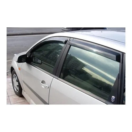 FOR FORD FIESTA 2002-2008 BREAK 5 DOOR HB RAIN PROTECTIVE GLASS SPOILER 2 FRONT/2 REAR 4 PCS SET