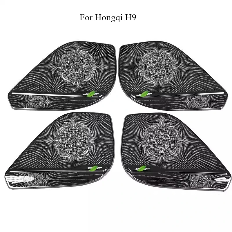 For Hongqi H9 Premium Stainless Steel Speaker Covers - Luxury Audio Grille Upgrade for Door Panels (2020-2024 Models)
