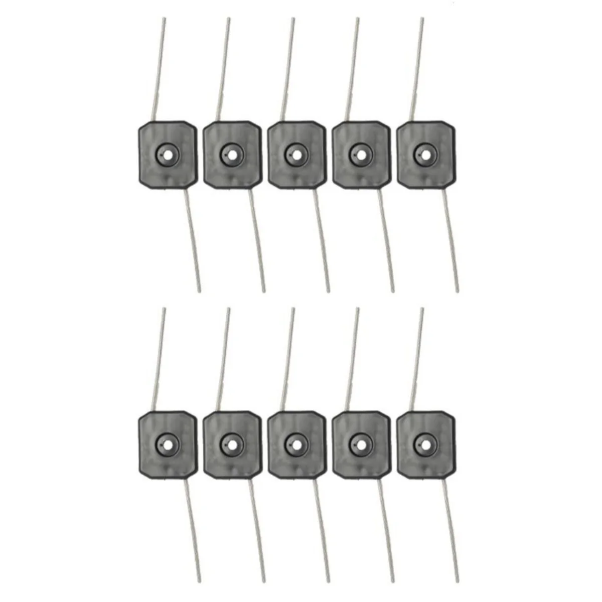 

10 шт. насадок для электрических триммеров, пластиковая пластина с леской для триммера, 150 мм, для садовых и газонных работ