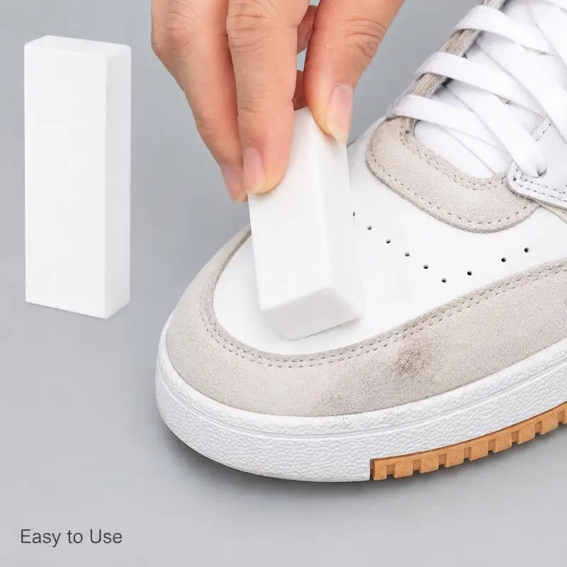 Portable White Shoe Cleaner Eraser, Stain Removal Without Washing, Non-Damaging, Suede & Leather Care