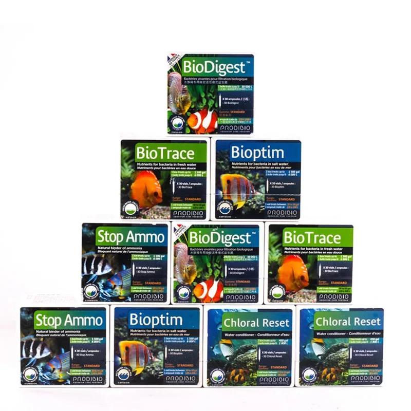 Prodibio BioDigest BioTrace BioVert Bioptim Coral Vits Stop Ammo Biokit Reef Booster All in one Listing