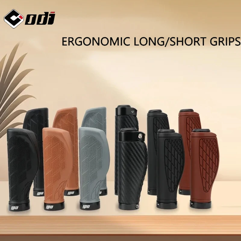 

ODI MTB Эргономичные велосипедные ручки Противоскользящие резиновые и волокнистые кожаные гибридные длинные/короткие варианты длины Чехлы на велосипедные рули MTB/XC