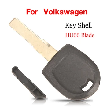 Jingyuqin 트랜스폰더 키 쉘 자동차 키 블랭크 케이스, VW 파사트 골프 페이톤 칸닌첸 비틀 카브리올레 폴로 HU66 블랭크 블레이드 Best5 Jingyuqin 트랜스폰더 키 쉘 자동차 키 블랭크 케이스, VW 파사트 골프 페이톤 칸닌첸 비틀 카브리올레 폴로 HU66 블랭크 블레이드 Best5