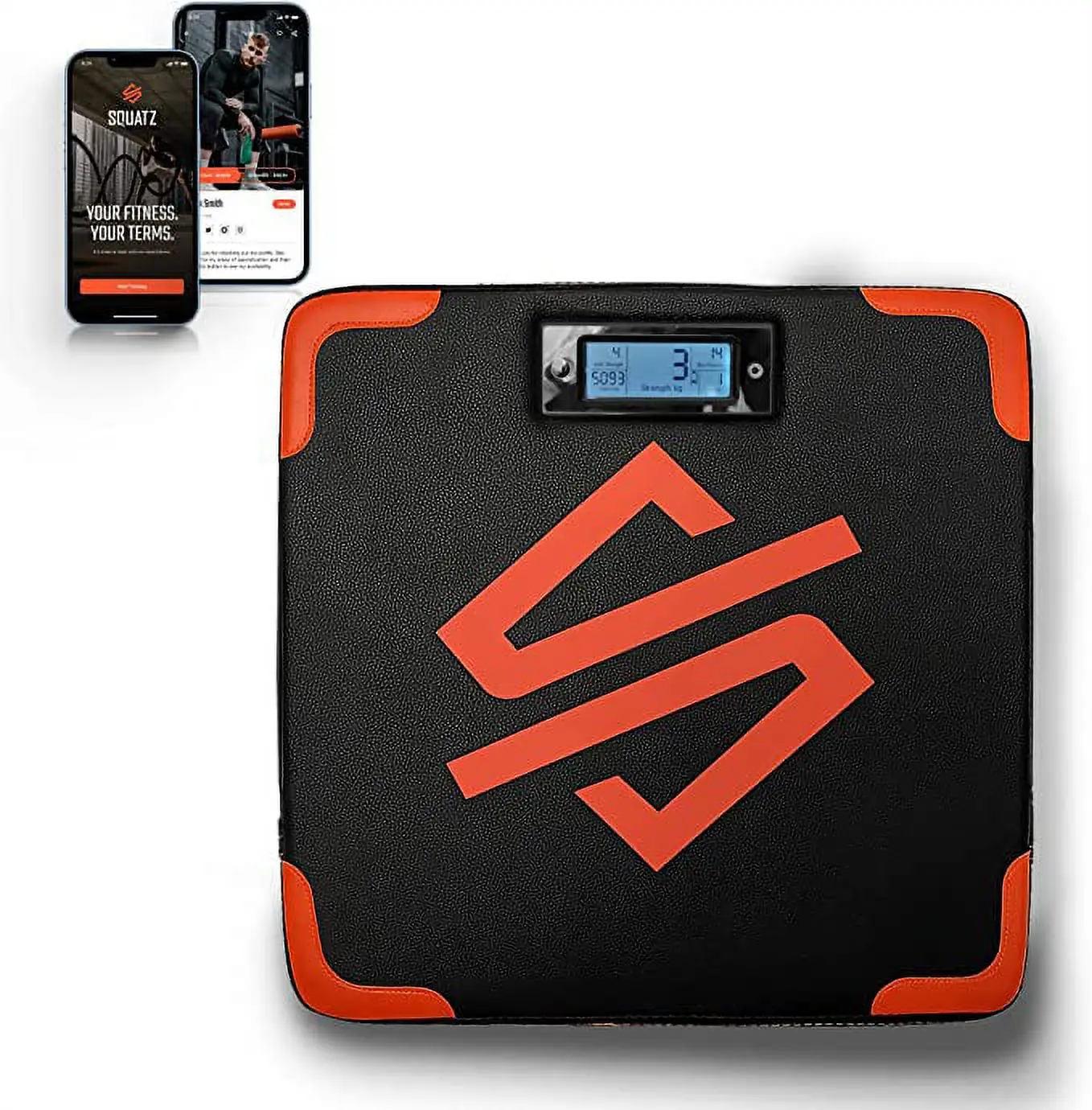 Portable boxing mat with digital counter and automated screen system for home gym training
