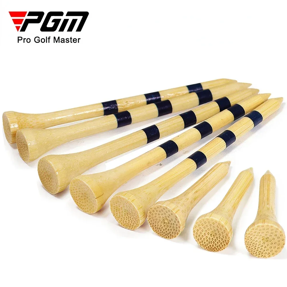 PGM 50pcs Bamboo Golf Tees More Durable and Stable