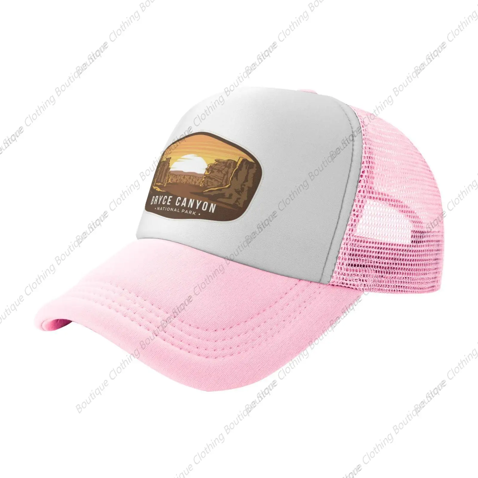 Funny Trucker Hats Hiking Snapback Hat Women Mesh Ball Hats Bryce Canyon National Park Hat