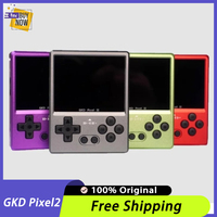 GKD Pixel2 Retro Handheld Game Console Portable Game Console 640x480Ips Rk3326s Metal CNC Body 2.4\