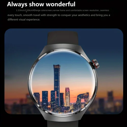 Imagen 2 del producto LAXASFIT nuevo reloj inteligente 1,52 pantalla HD ritmo cardíaco Bluetooth llamada NFC deportes reloj inteligente para hombres 2025