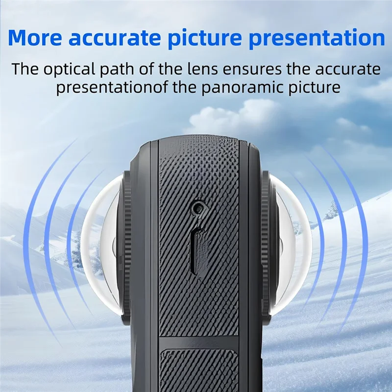 B03B-For Insta360 X5 Camera Accessories 2-In-1 Glass Lens Guards & HD Full Coverage Screen Protector Kit