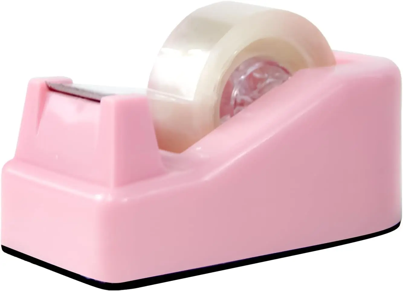

Desktop Tape Dispenser, Pink, Nonskid Base, Holds 0.74" Tape