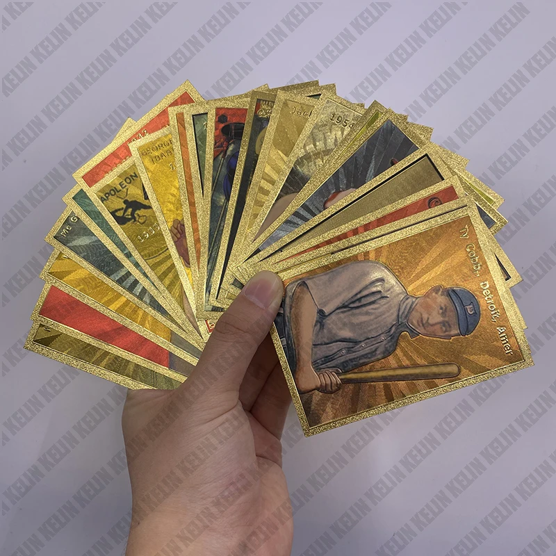 New Arrival Popular Selling Baseball Famous Players Gold Foil Banknote for Collection