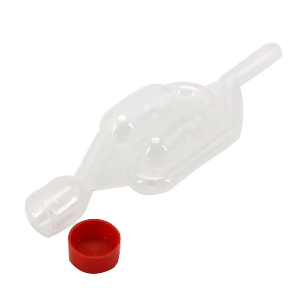 S-Shape Air Locks Homebrew Bubble Valve Stopper Fermentation Seal Valve Water Sealed Wine Kitchen Bar Making Accessories