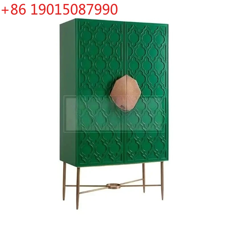 

x11XXРоскошный входной шкаф из французского цельного дерева, современный простой легкий роскошный настенный декоративный шкаф для гостиной